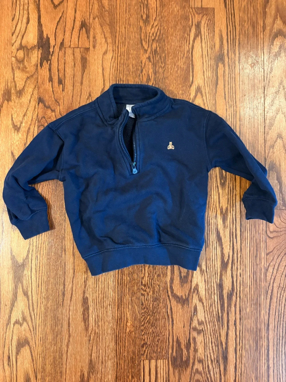 GAP Boy’s Navy Half-Zip Fleece Pullover Sweater Size 4T